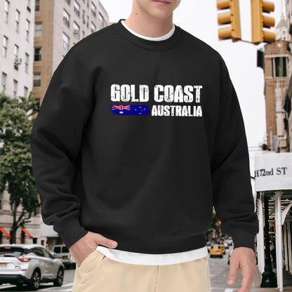 Coast Australia Crewneck Sweatshirt, Vintage Travel Souvenir Pullover, Australia Gift