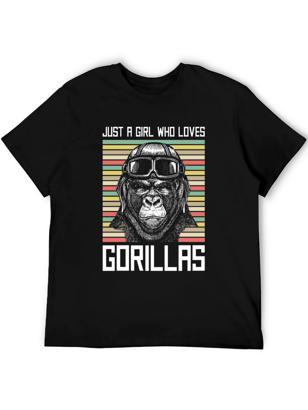 Just A Girl Who Loves Gorillas T-Shirt