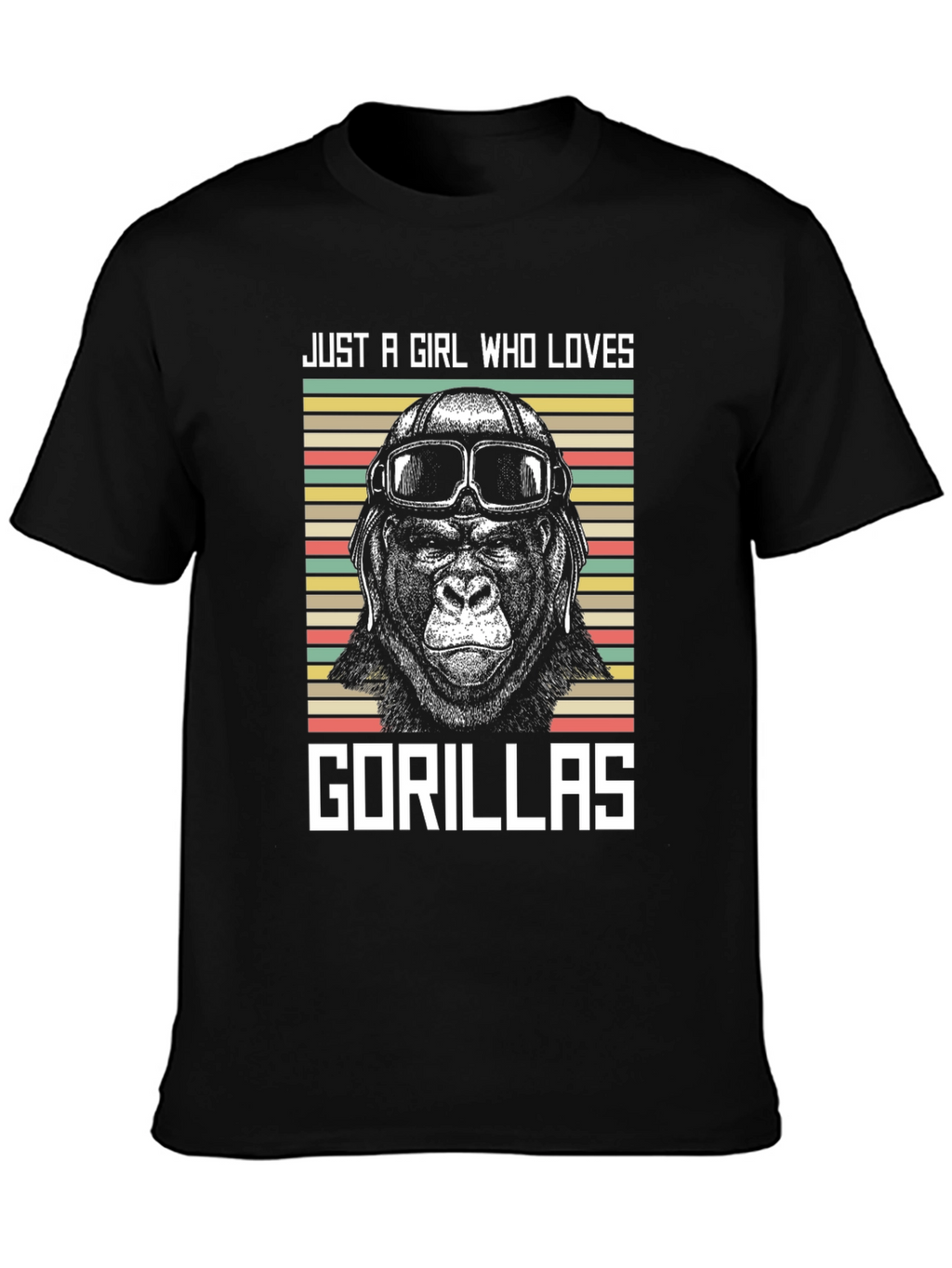 Just A Girl Who Loves Gorillas T-Shirt