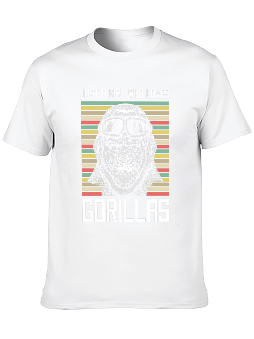 Just A Girl Who Loves Gorillas T-Shirt