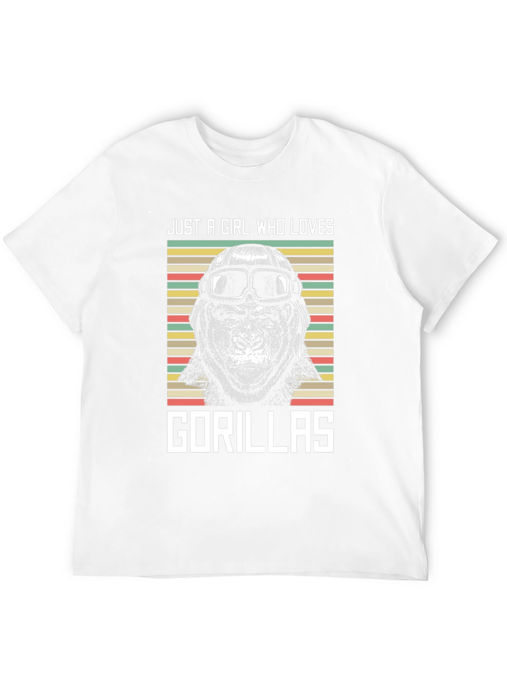 Just A Girl Who Loves Gorillas T-Shirt