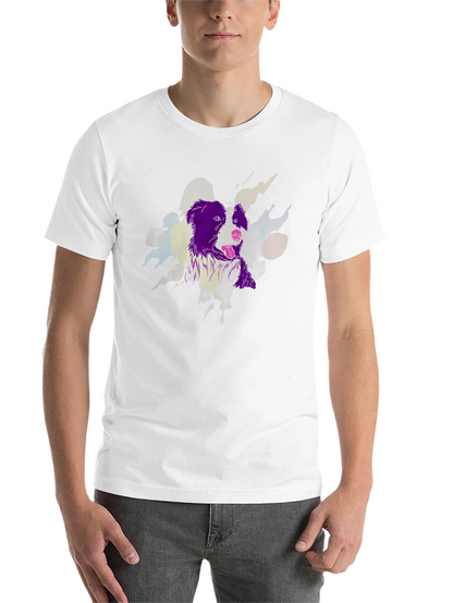 Dog Graphic Tee - Unique Artistic Design