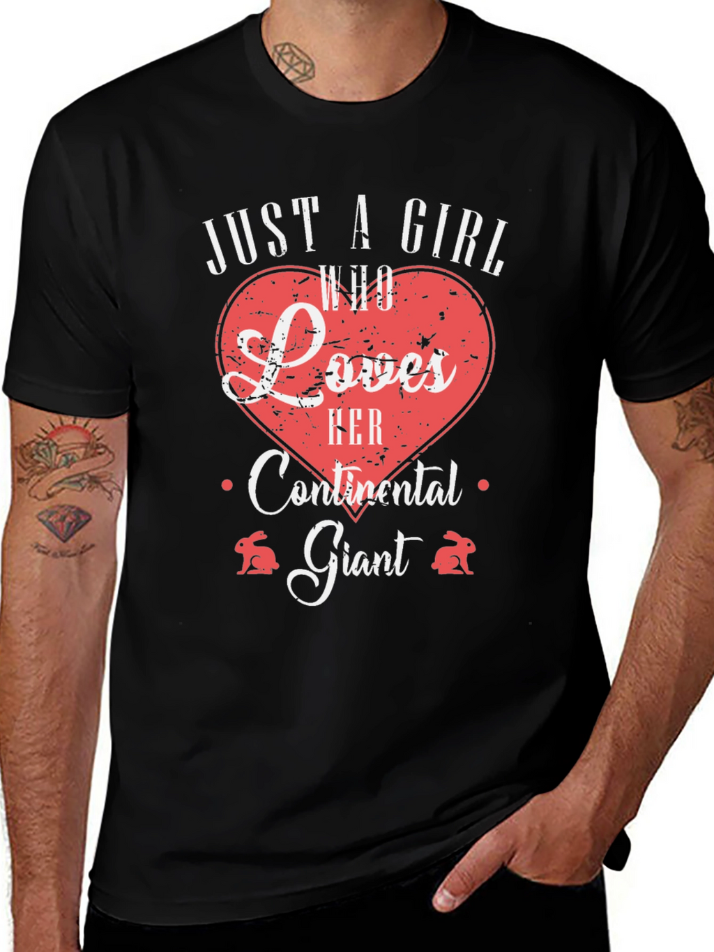 Continental Giant Rabbit Lover T-Shirt