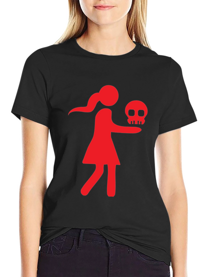Graphic T-Shirt - Skull Girl Design