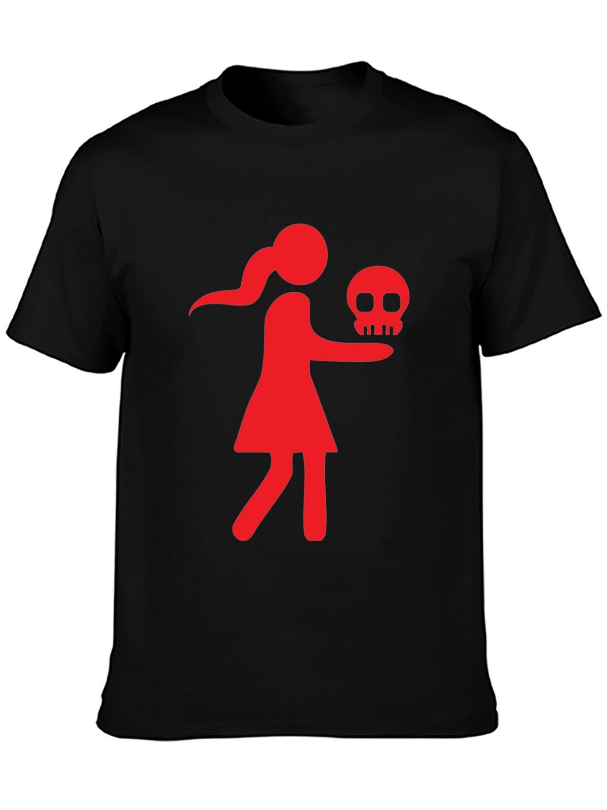Graphic T-Shirt - Skull Girl Design