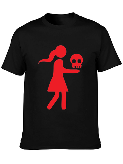 Graphic T-Shirt - Skull Girl Design