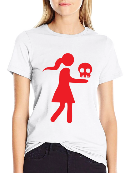 Graphic T-Shirt - Skull Girl Design