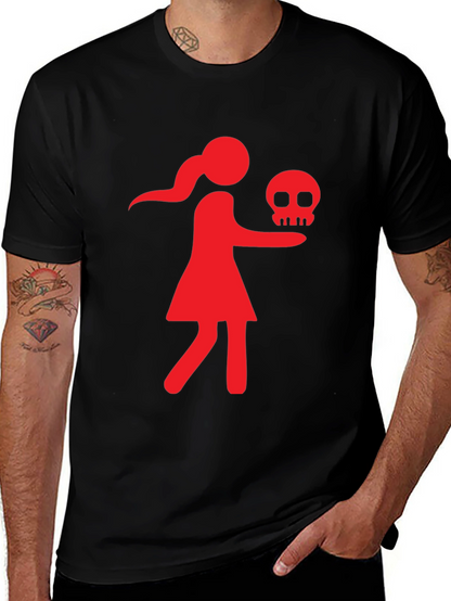 Graphic T-Shirt - Skull Girl Design