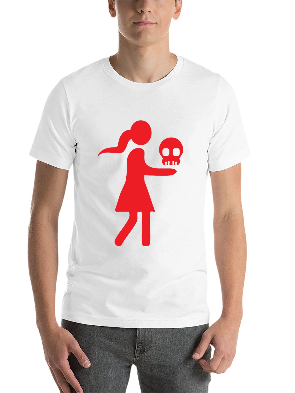 Graphic T-Shirt - Skull Girl Design