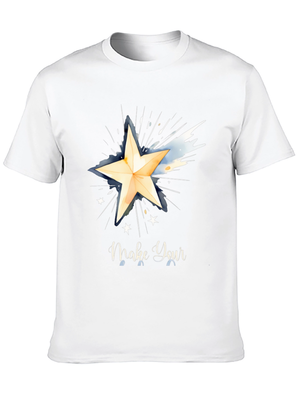 Make Your Wish Graphic Tee - Black