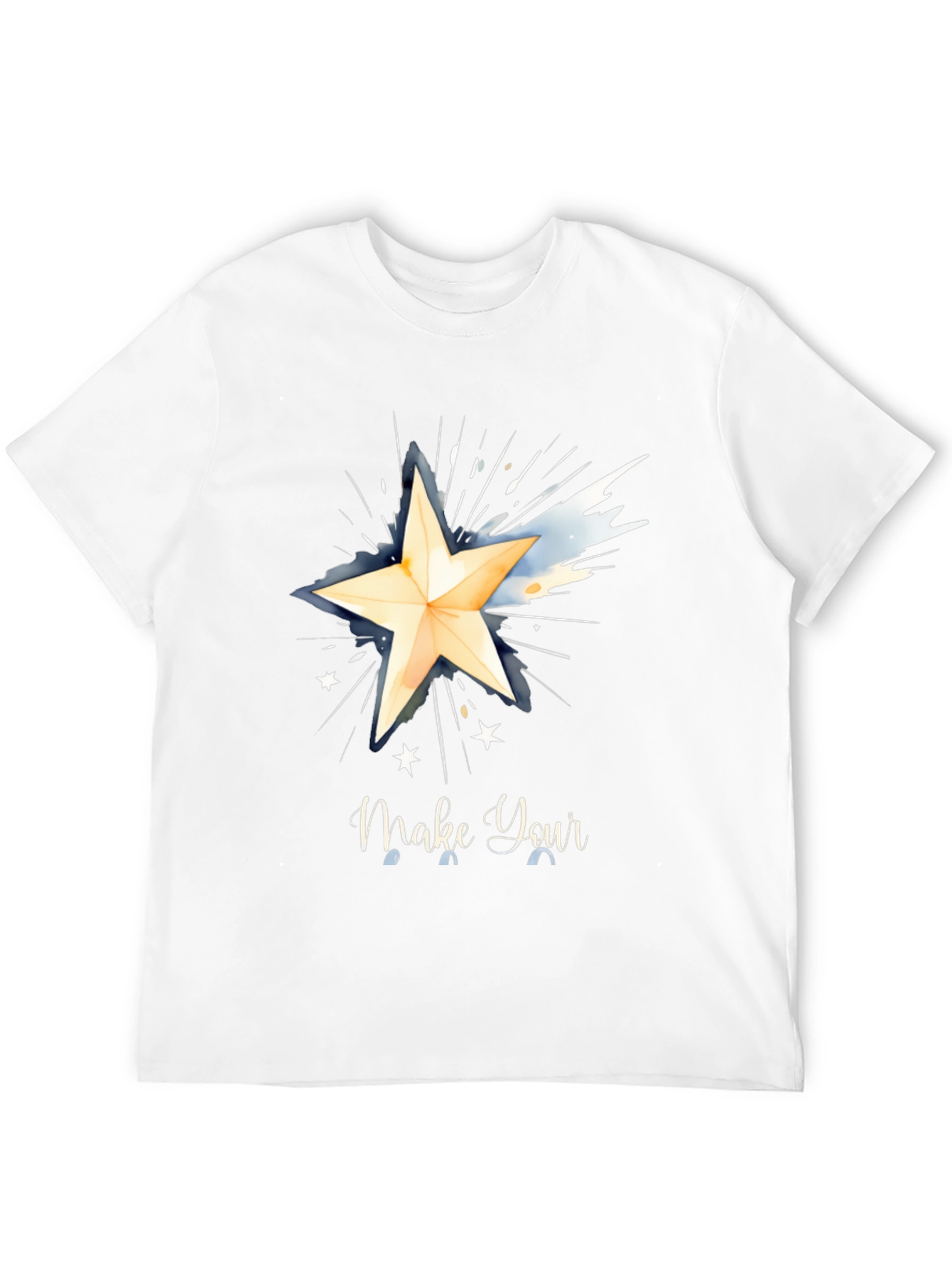 Make Your Wish Graphic Tee - Black