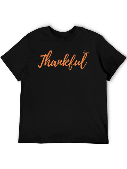 Thankful Graphic Tee - Stylish Fall T-Shirt