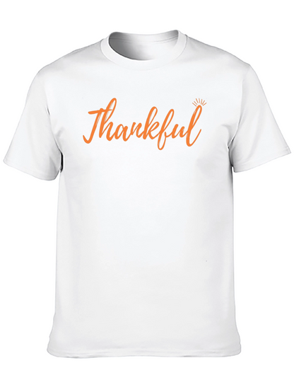 Thankful Graphic Tee - Stylish Fall T-Shirt