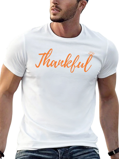Thankful Graphic Tee - Stylish Fall T-Shirt