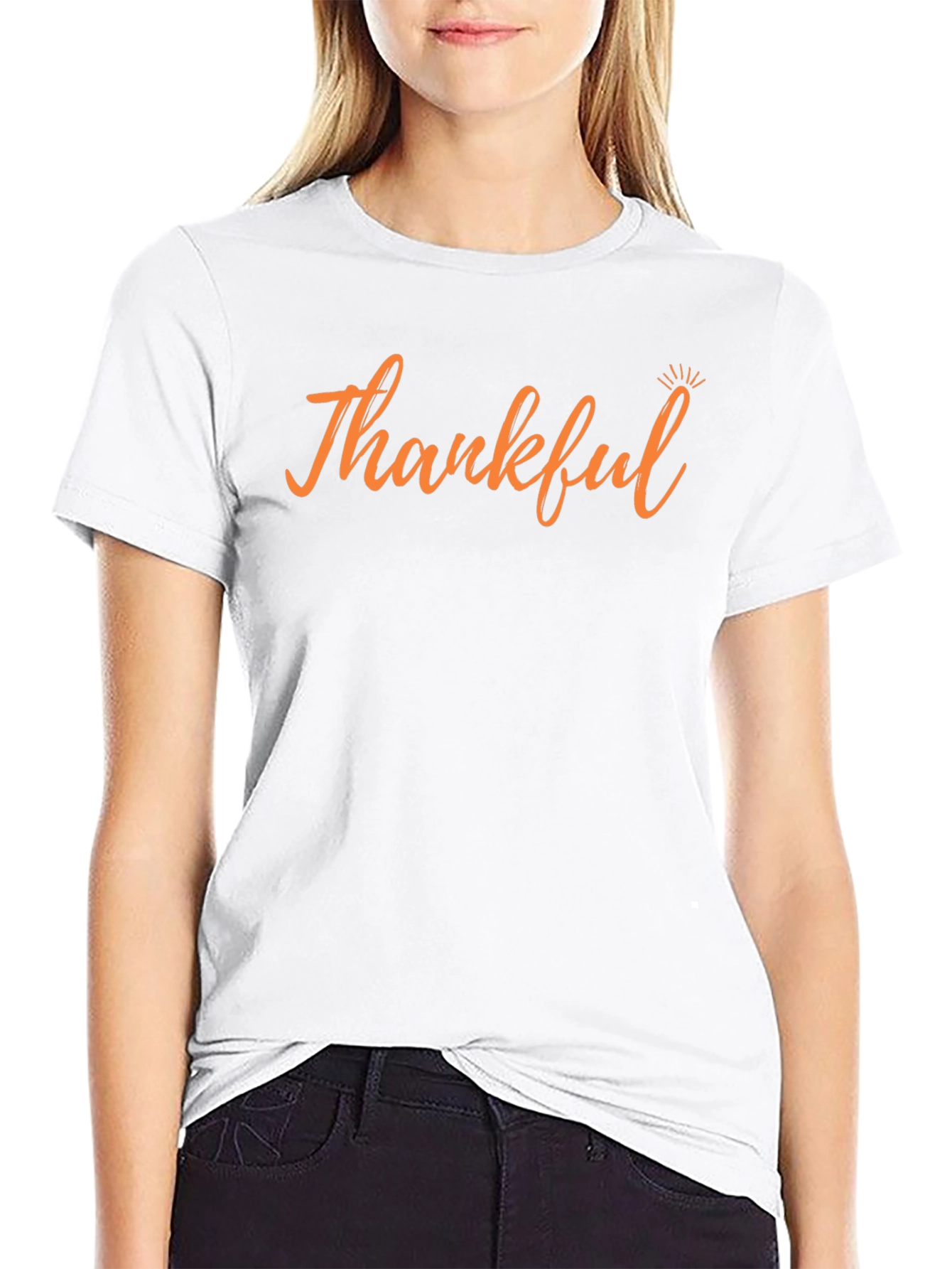 Thankful Graphic Tee - Stylish Fall T-Shirt
