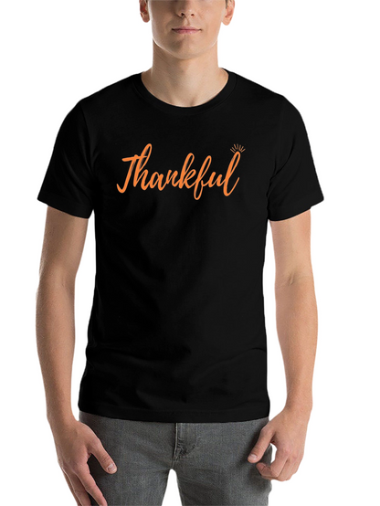 Thankful Graphic Tee - Stylish Fall T-Shirt