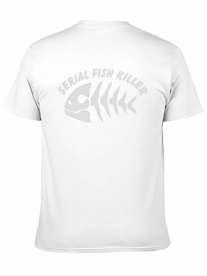 Serial Fish Killer Graphic T-Shirt - Black