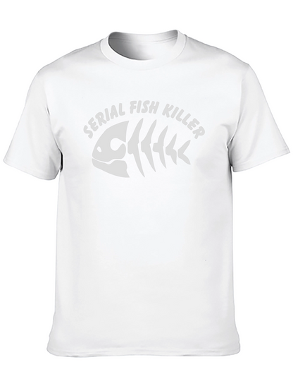 Serial Fish Killer Graphic T-Shirt - Black