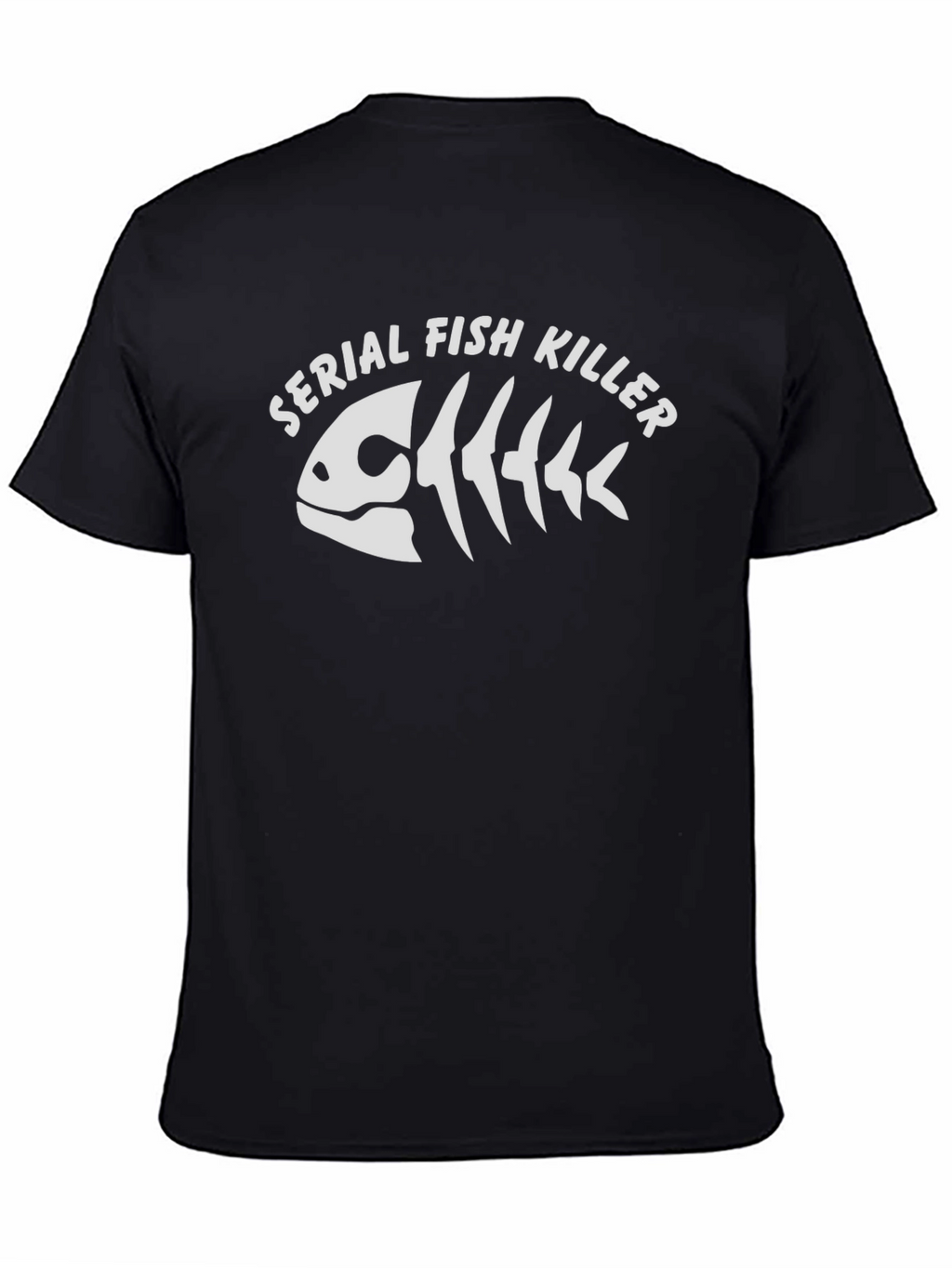 Serial Fish Killer Graphic T-Shirt - Black
