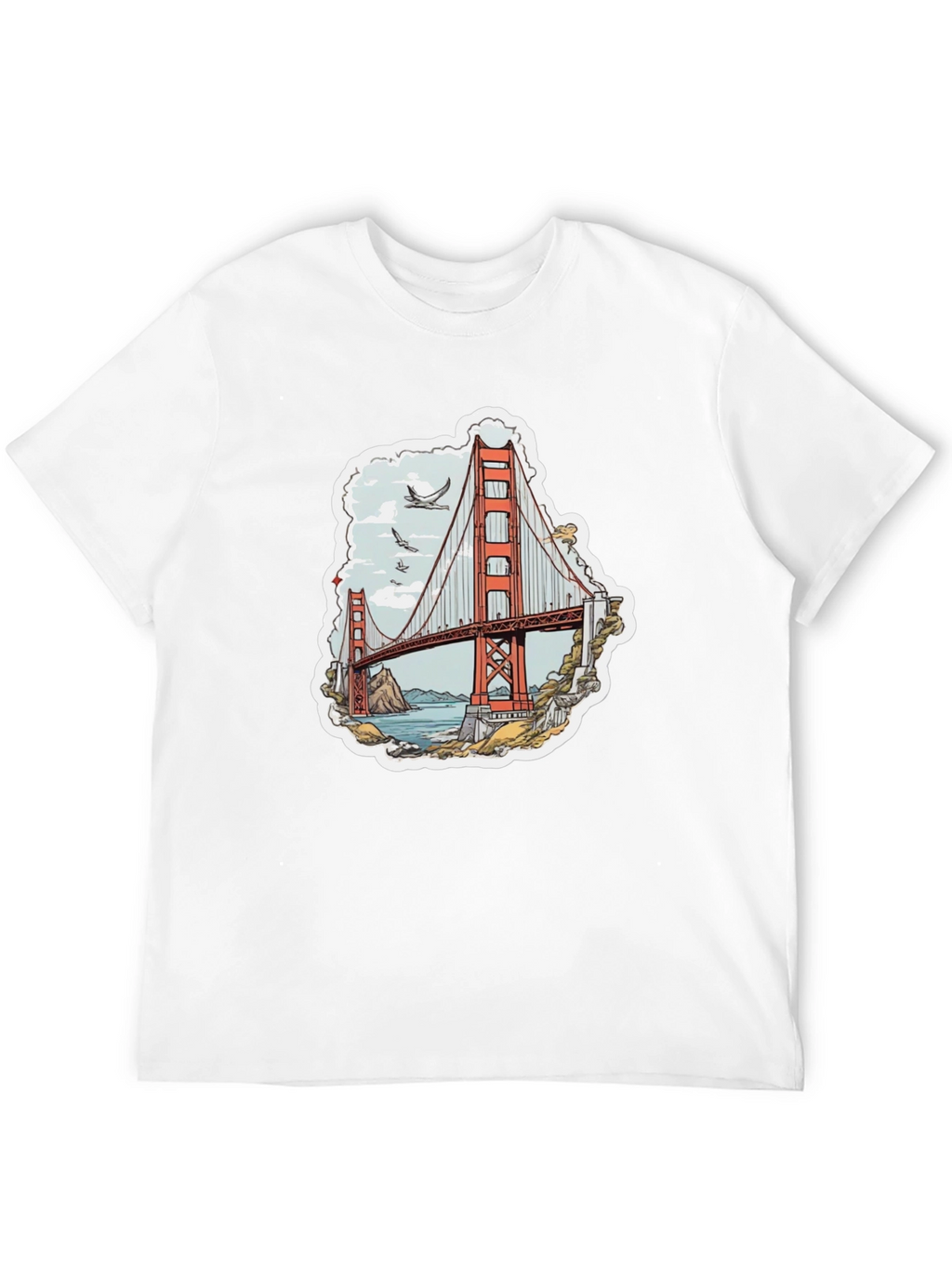 Golden Gate Bridge Graphic Tee - Black T-Shirt