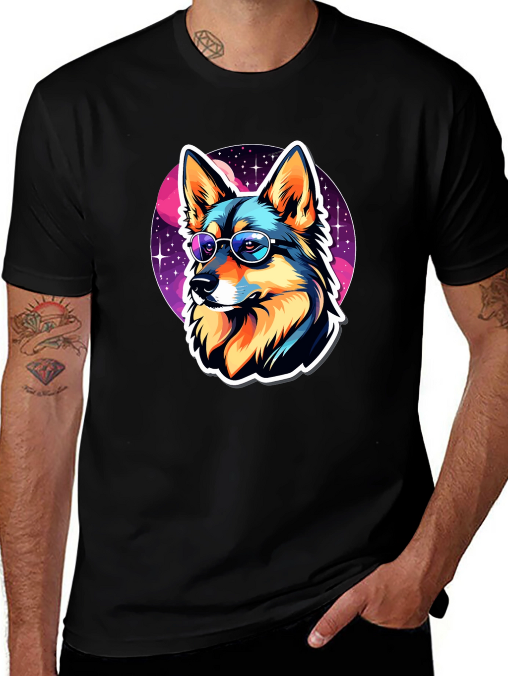 Cool Dog Graphic Tee