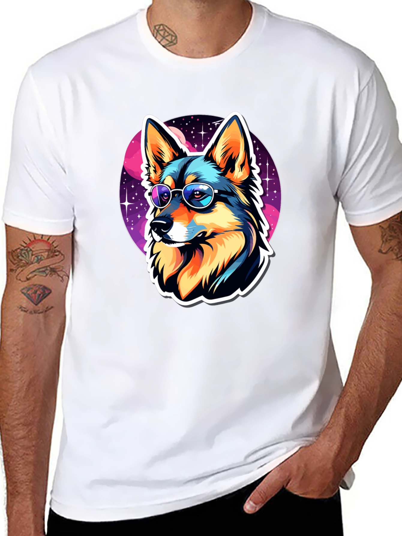 Cool Dog Graphic Tee