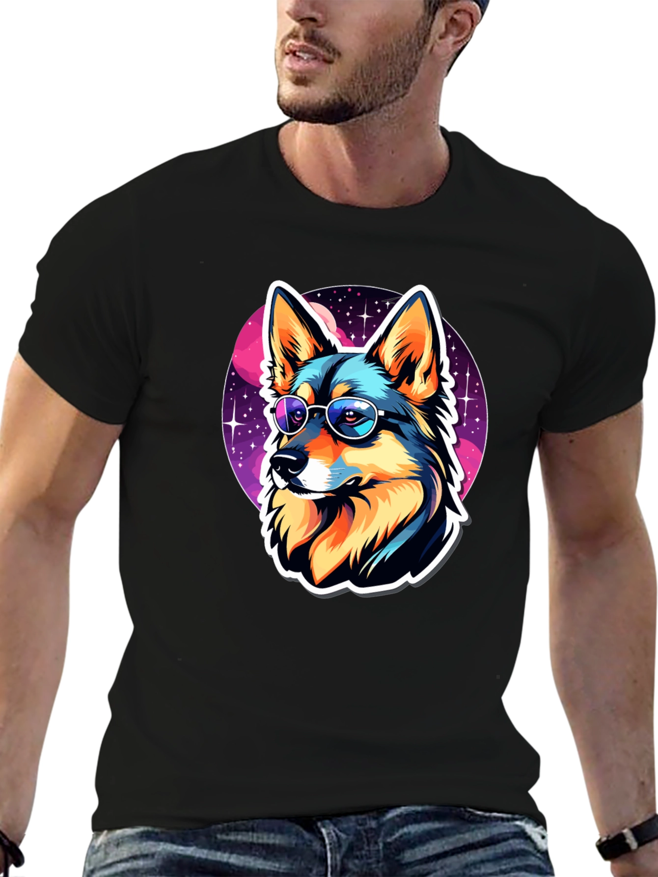 Cool Dog Graphic Tee