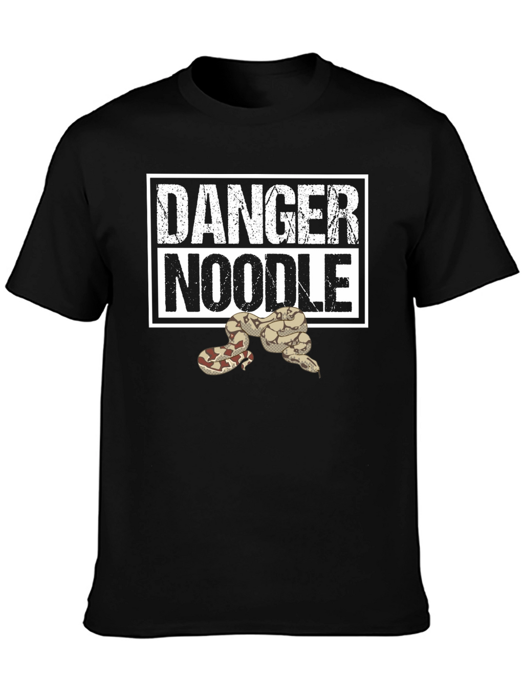 Danger Noodle Snake T-Shirt - Funny Reptile Tee