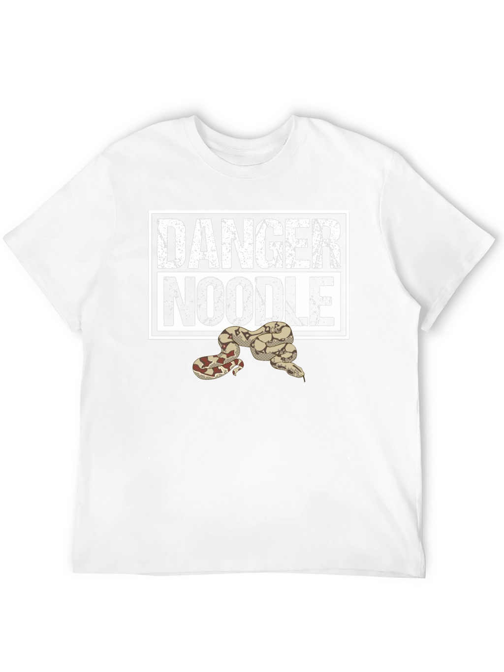 Danger Noodle Snake T-Shirt - Funny Reptile Tee