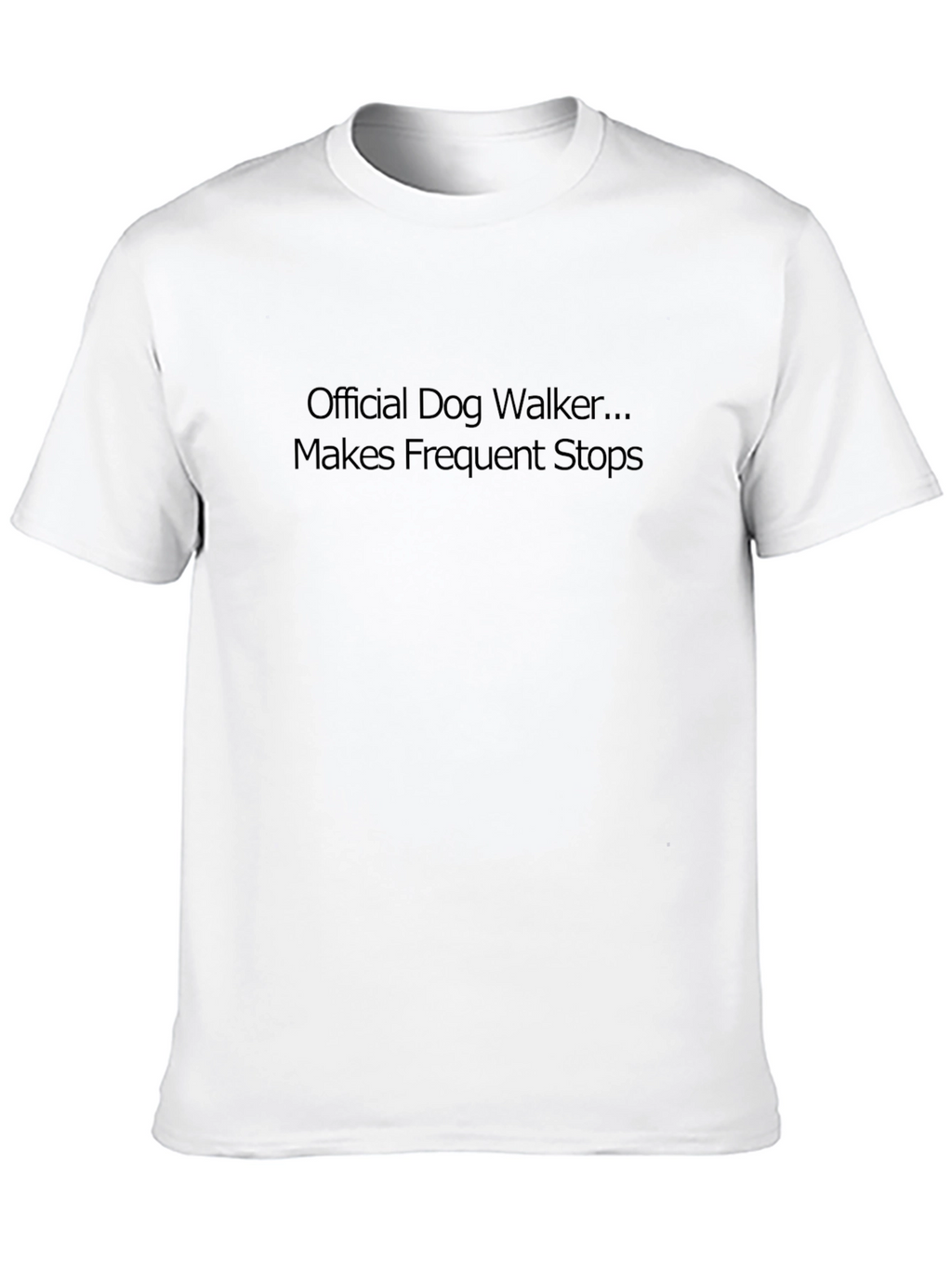 Official Dog Walker T-Shirt - Frequent Stops