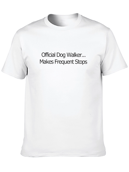 Official Dog Walker T-Shirt - Frequent Stops
