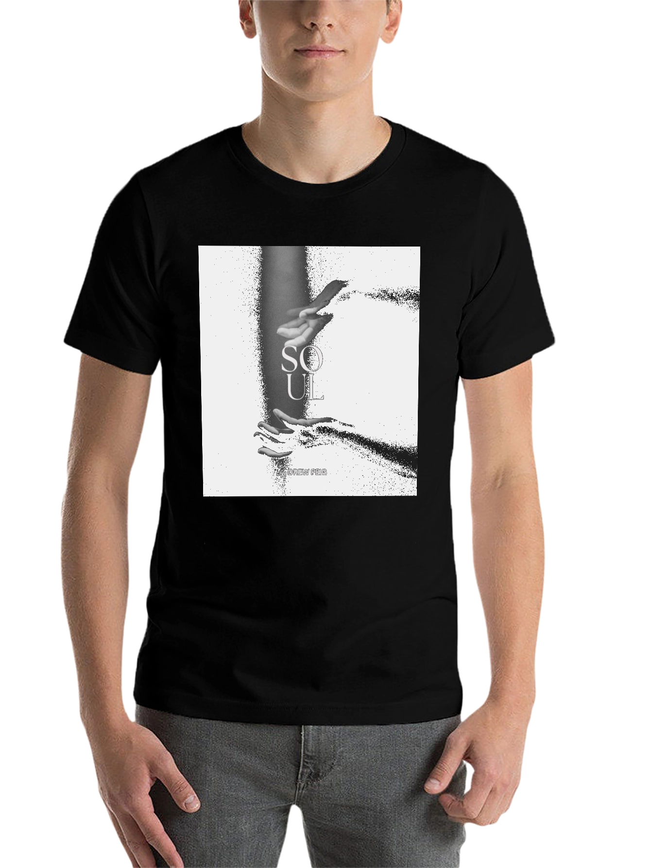Soulful Graphic Black T-Shirt