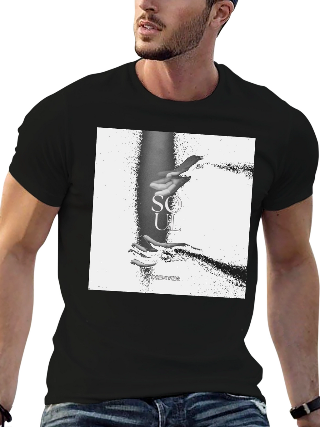 Soulful Graphic Black T-Shirt