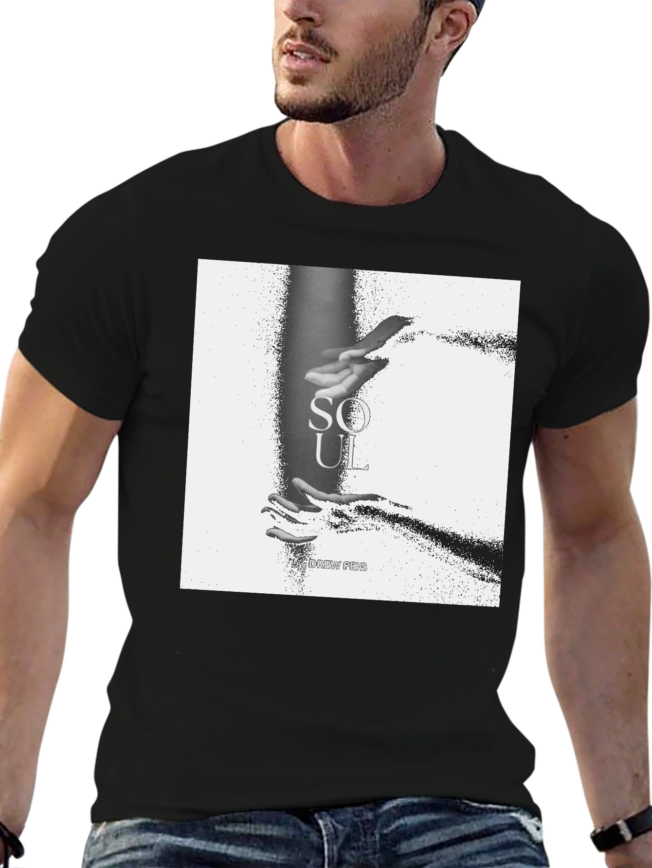 Soulful Graphic Black T-Shirt