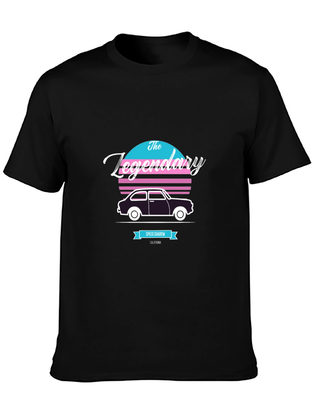 The Legendary Speed Shadow Retro Car T-Shirt