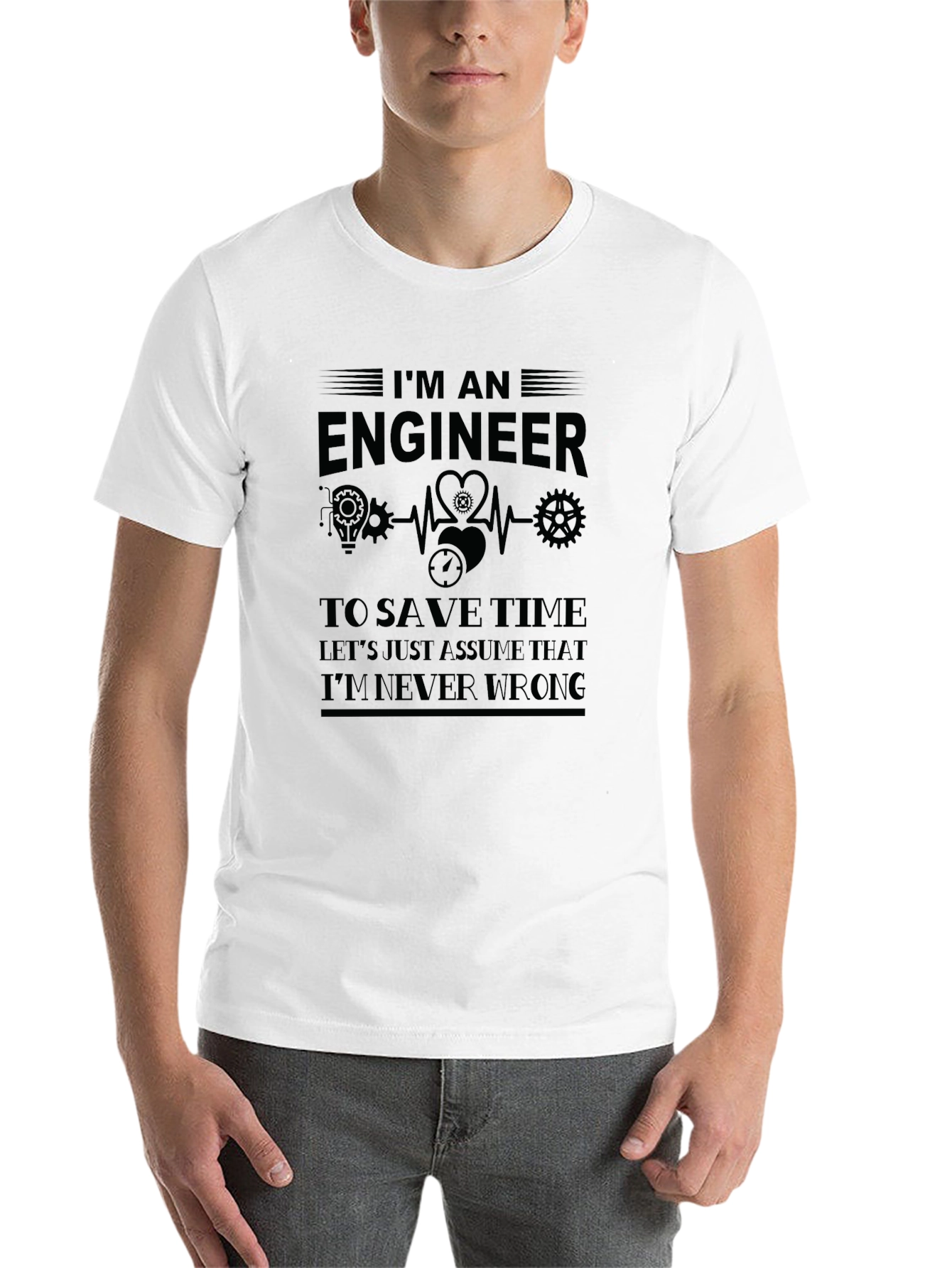 Engineer Humor Graphic T-Shirt