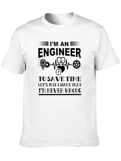 Engineer Humor Graphic T-Shirt