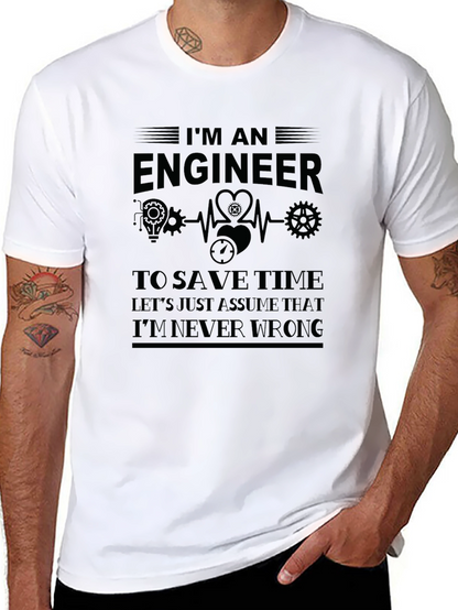 Engineer Humor Graphic T-Shirt