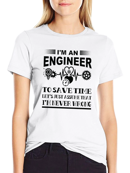 Engineer Humor Graphic T-Shirt