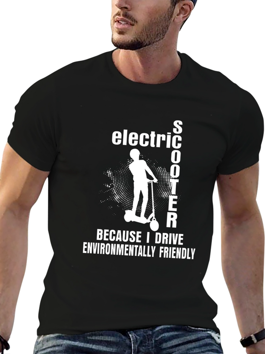 Electric Scooter T-Shirt - Environmentally Friendly