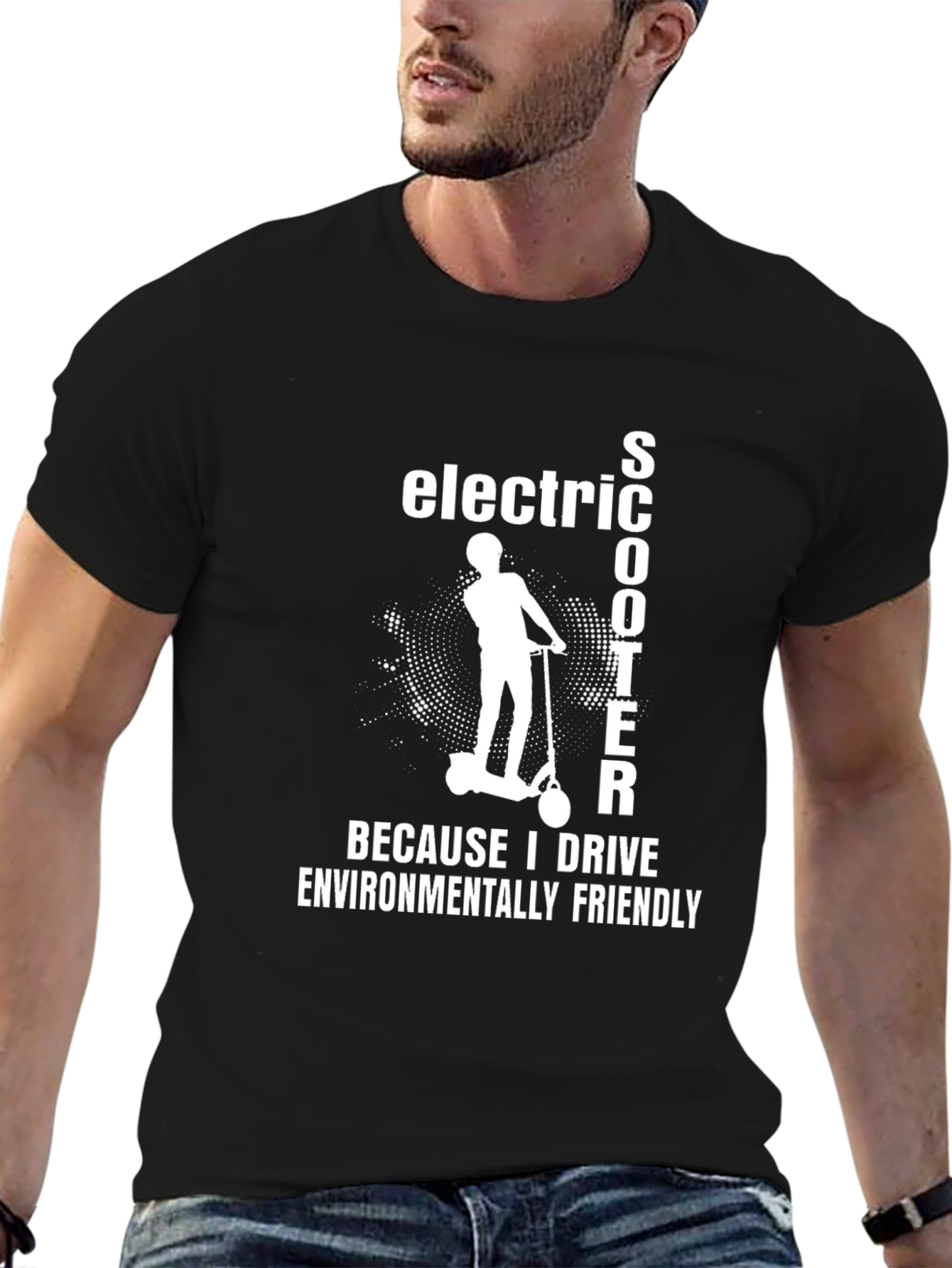 Electric Scooter T-Shirt - Environmentally Friendly