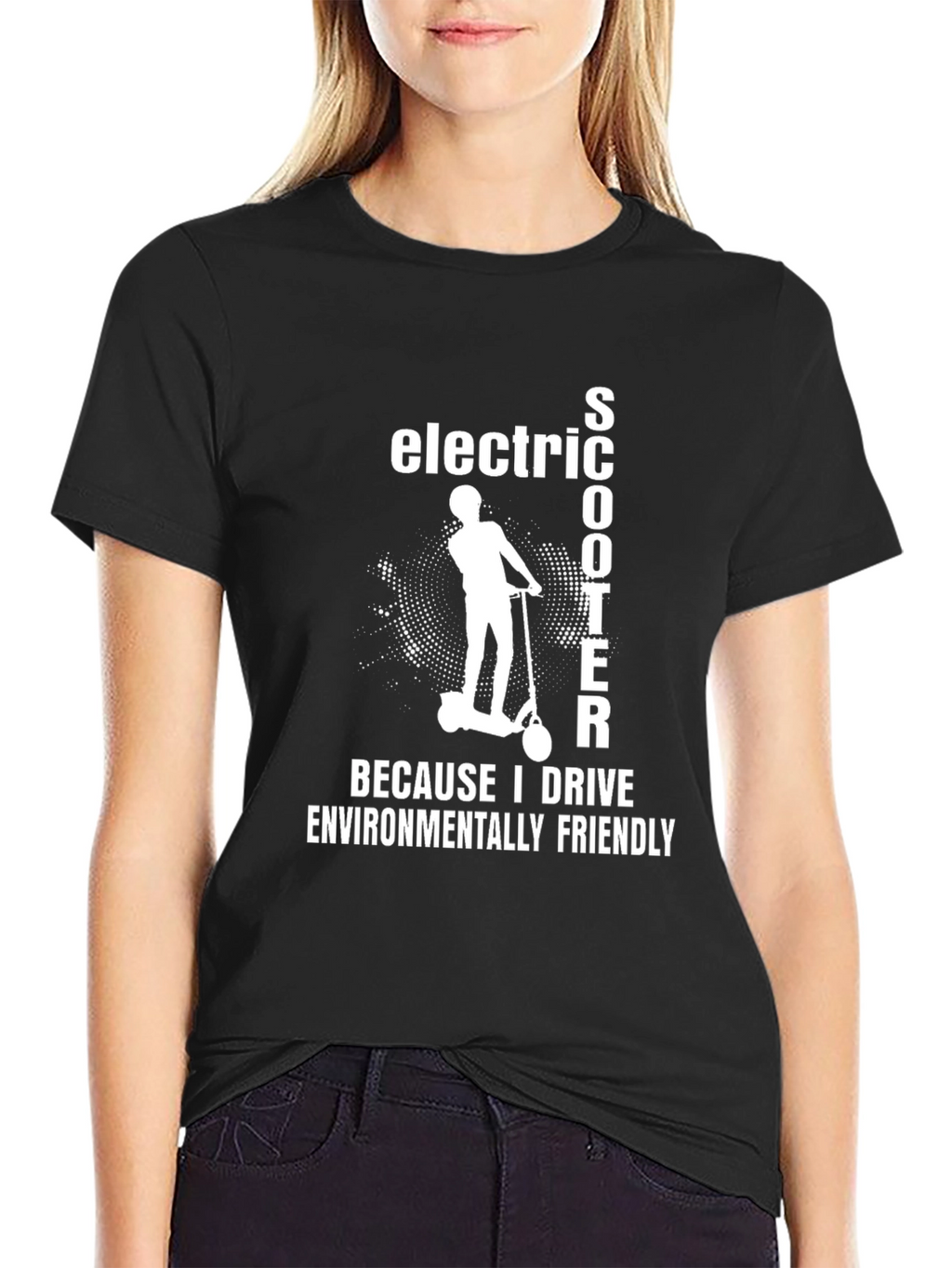 Electric Scooter T-Shirt - Environmentally Friendly