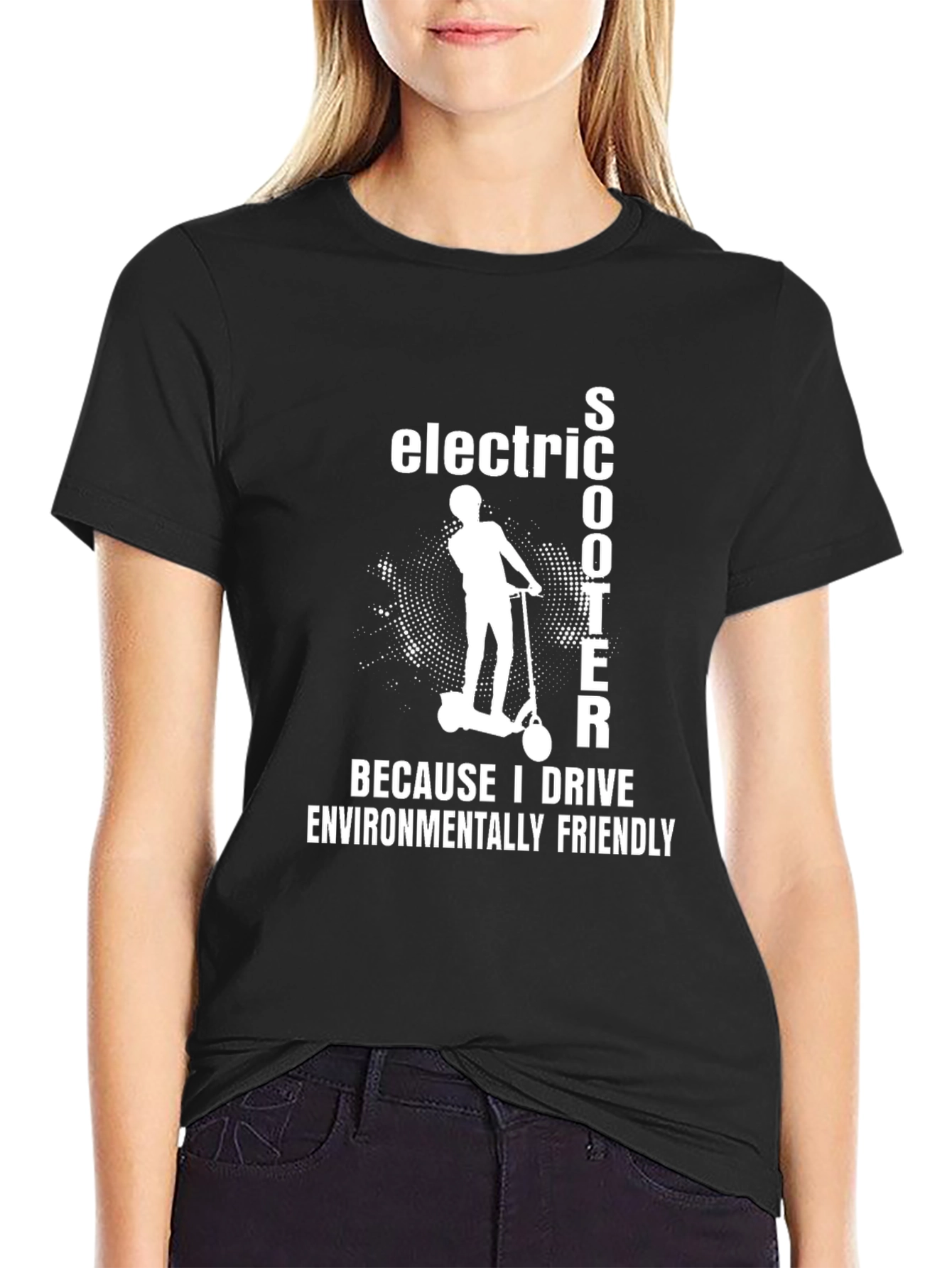 Electric Scooter T-Shirt - Environmentally Friendly