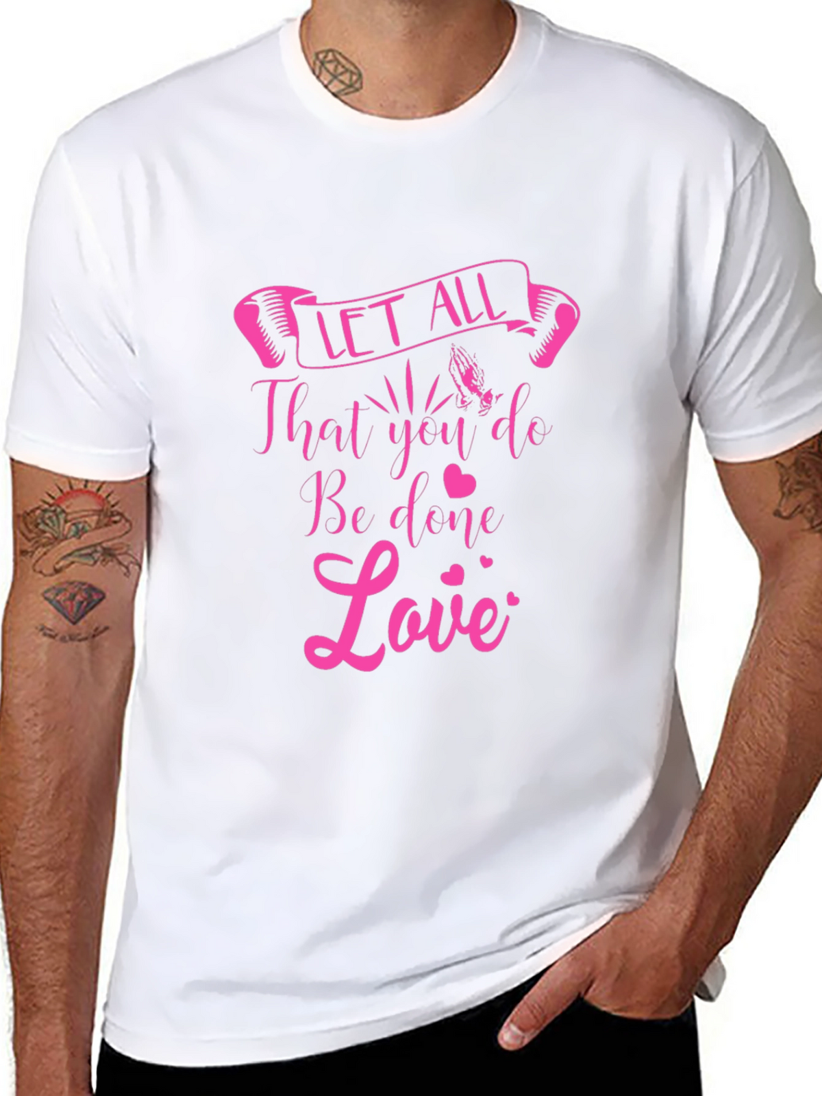 Love Inspiration Black T-Shirt