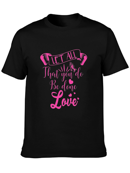 Love Inspiration Black T-Shirt