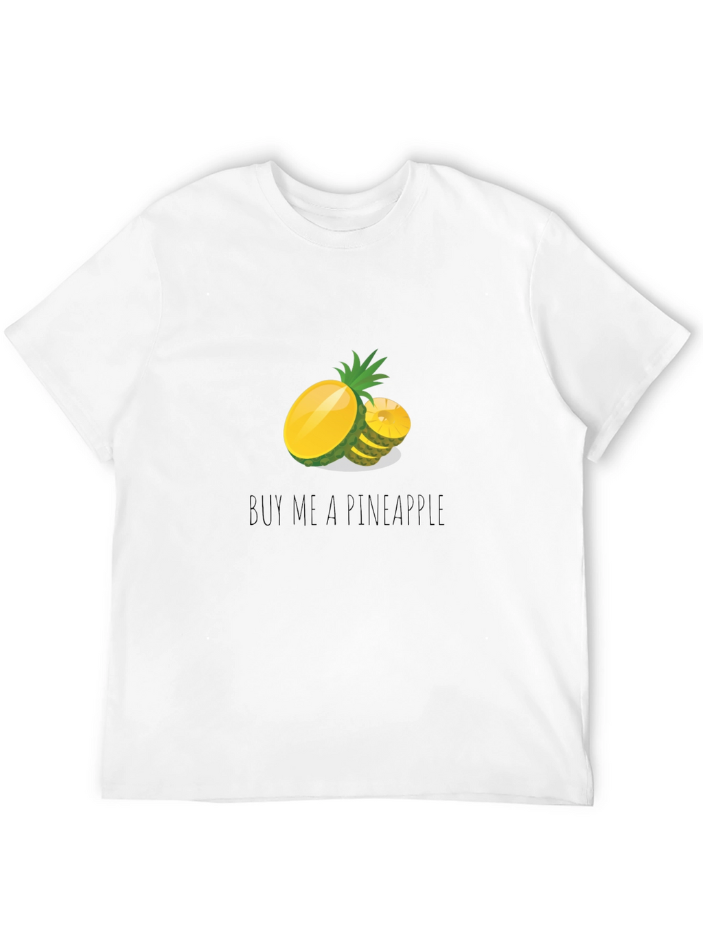 Buy Me A Pineapple Graphic Tee - Black