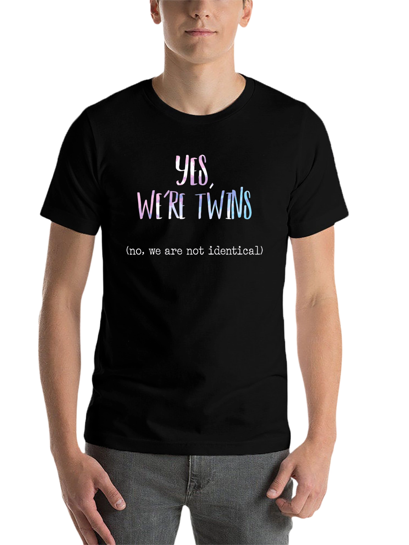 Yes Were Twins T-Shirt - Humorous Twin Apparel