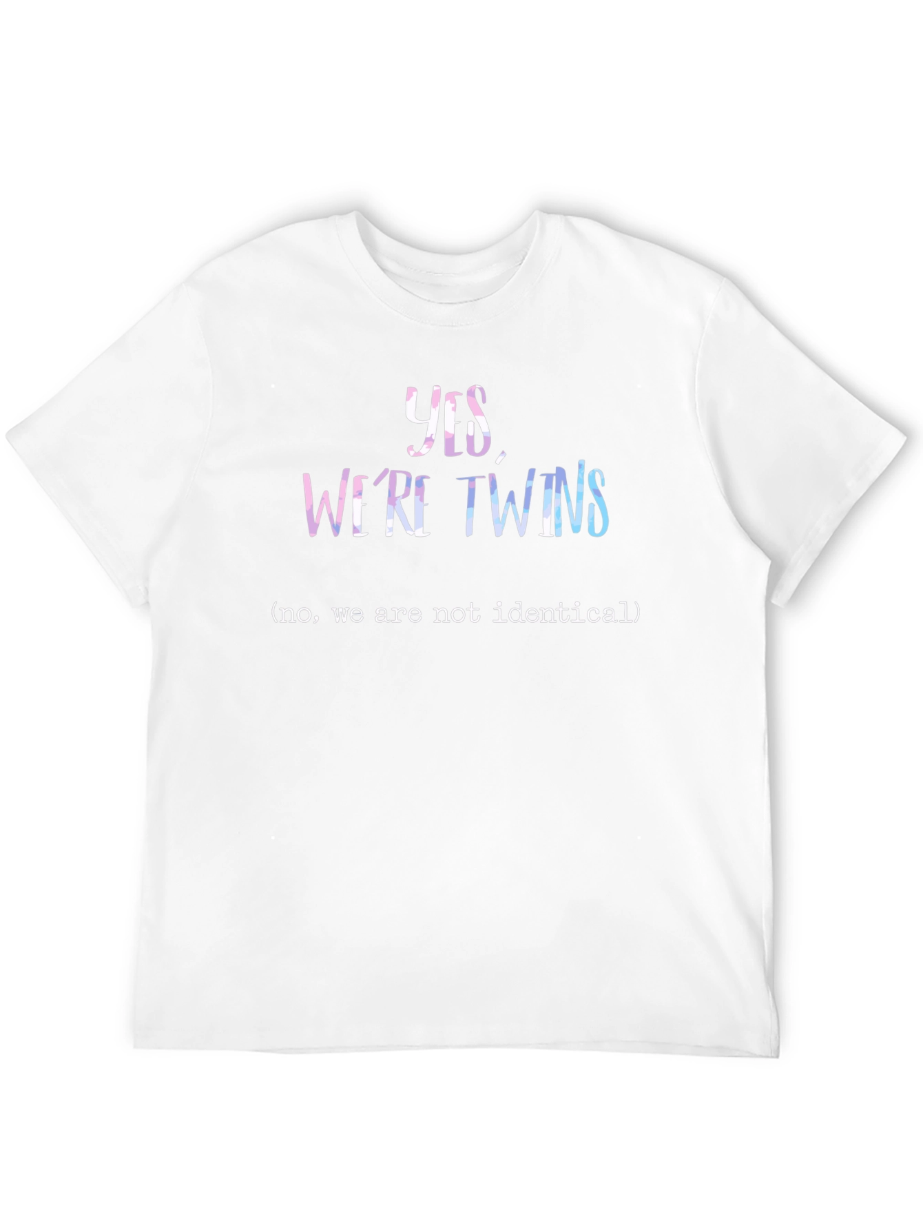 Yes Were Twins T-Shirt - Humorous Twin Apparel