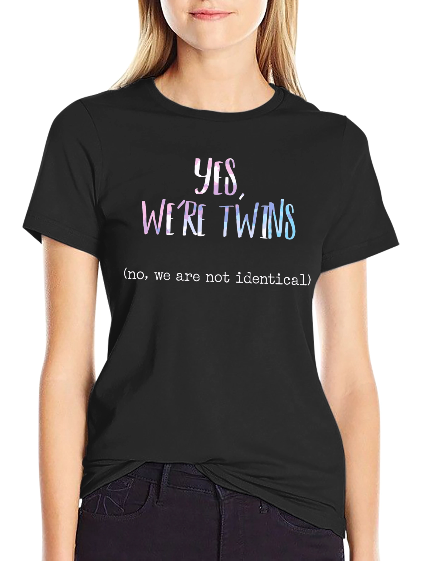 Yes Were Twins T-Shirt - Humorous Twin Apparel