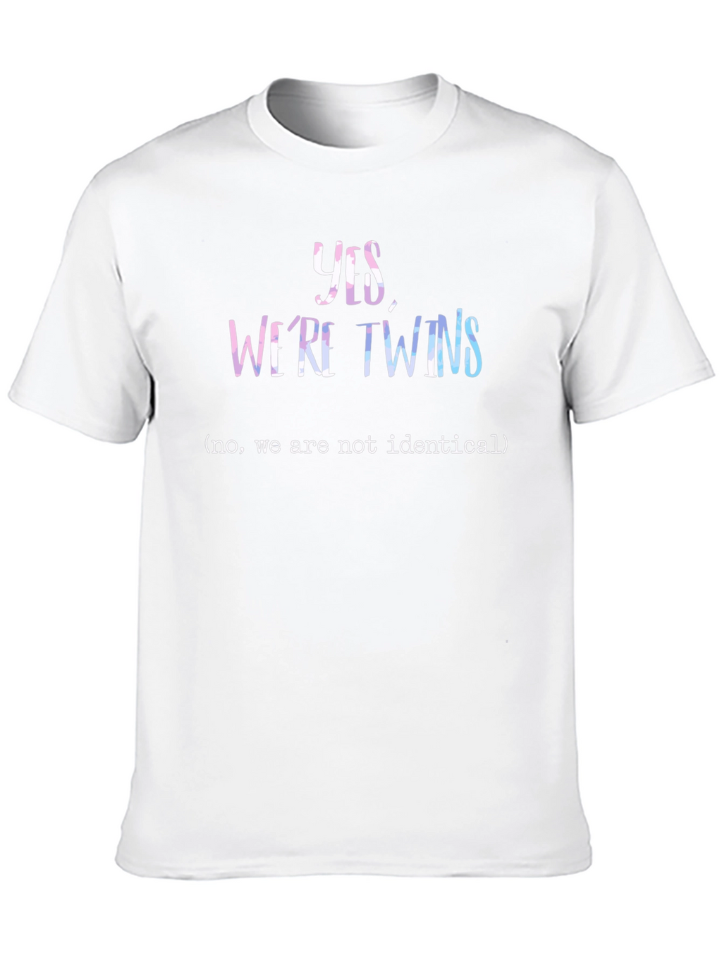 Yes Were Twins T-Shirt - Humorous Twin Apparel